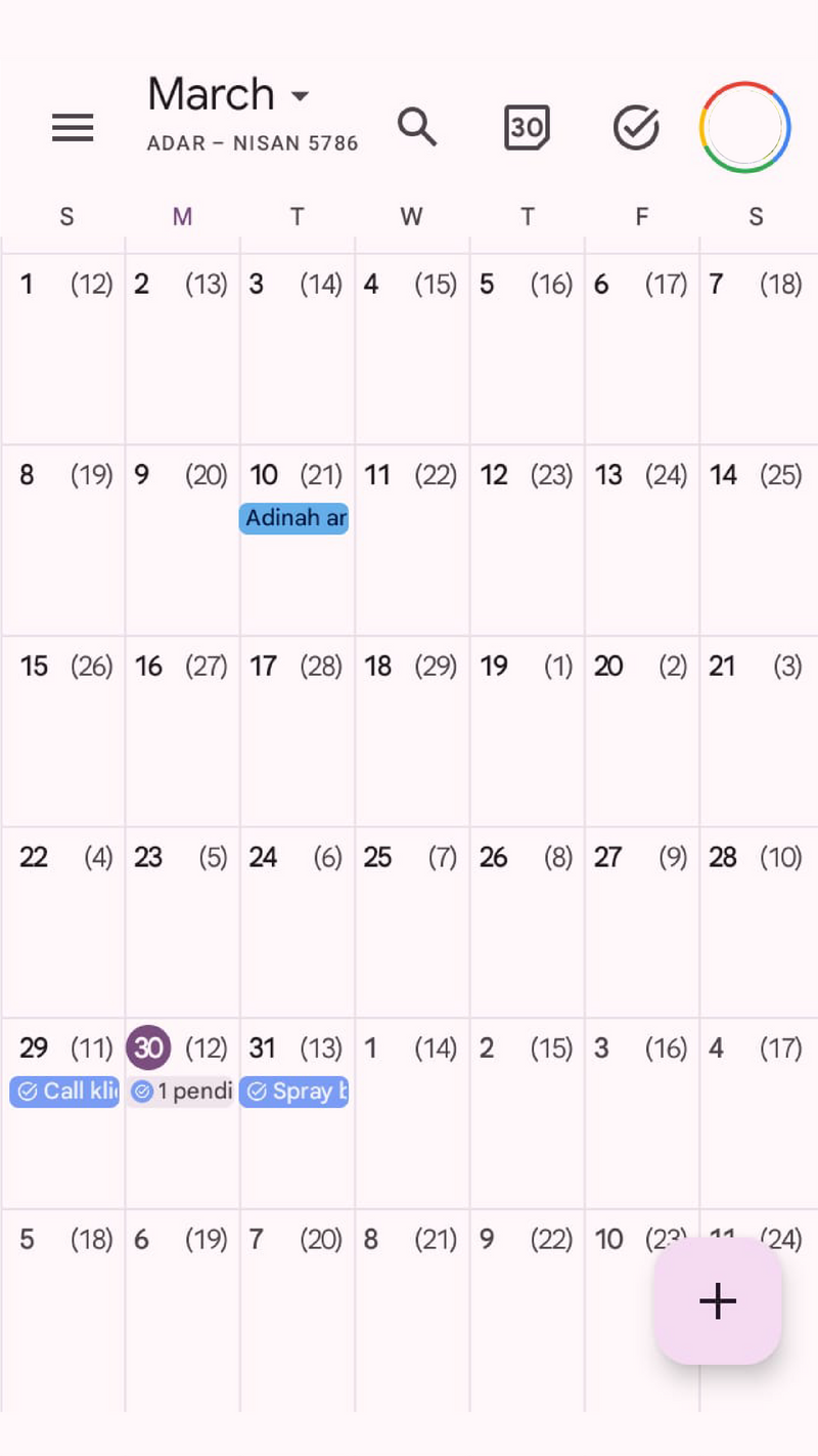 Calendar
